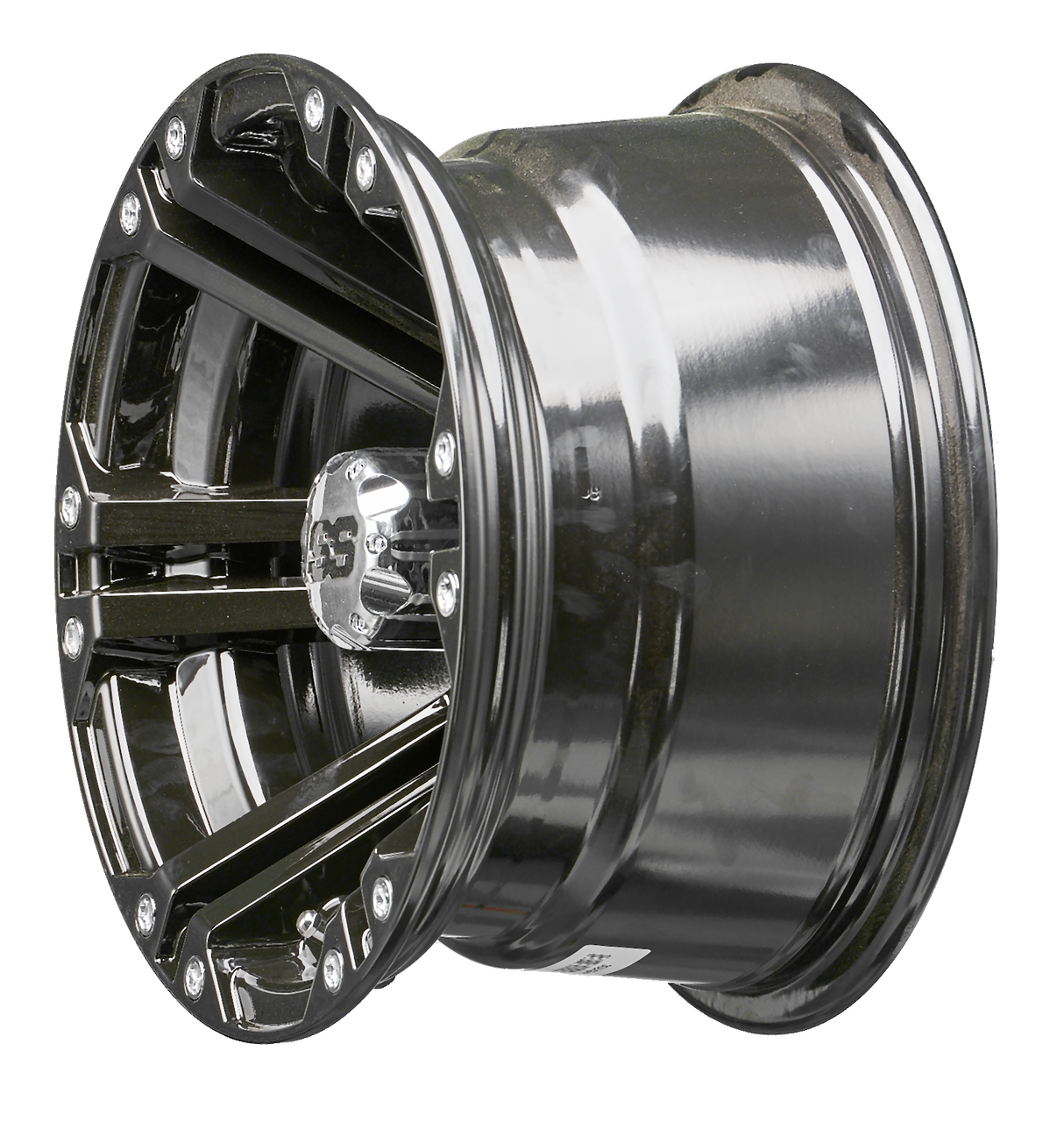 12" RHOX RX331 Black Golf Cart Wheel