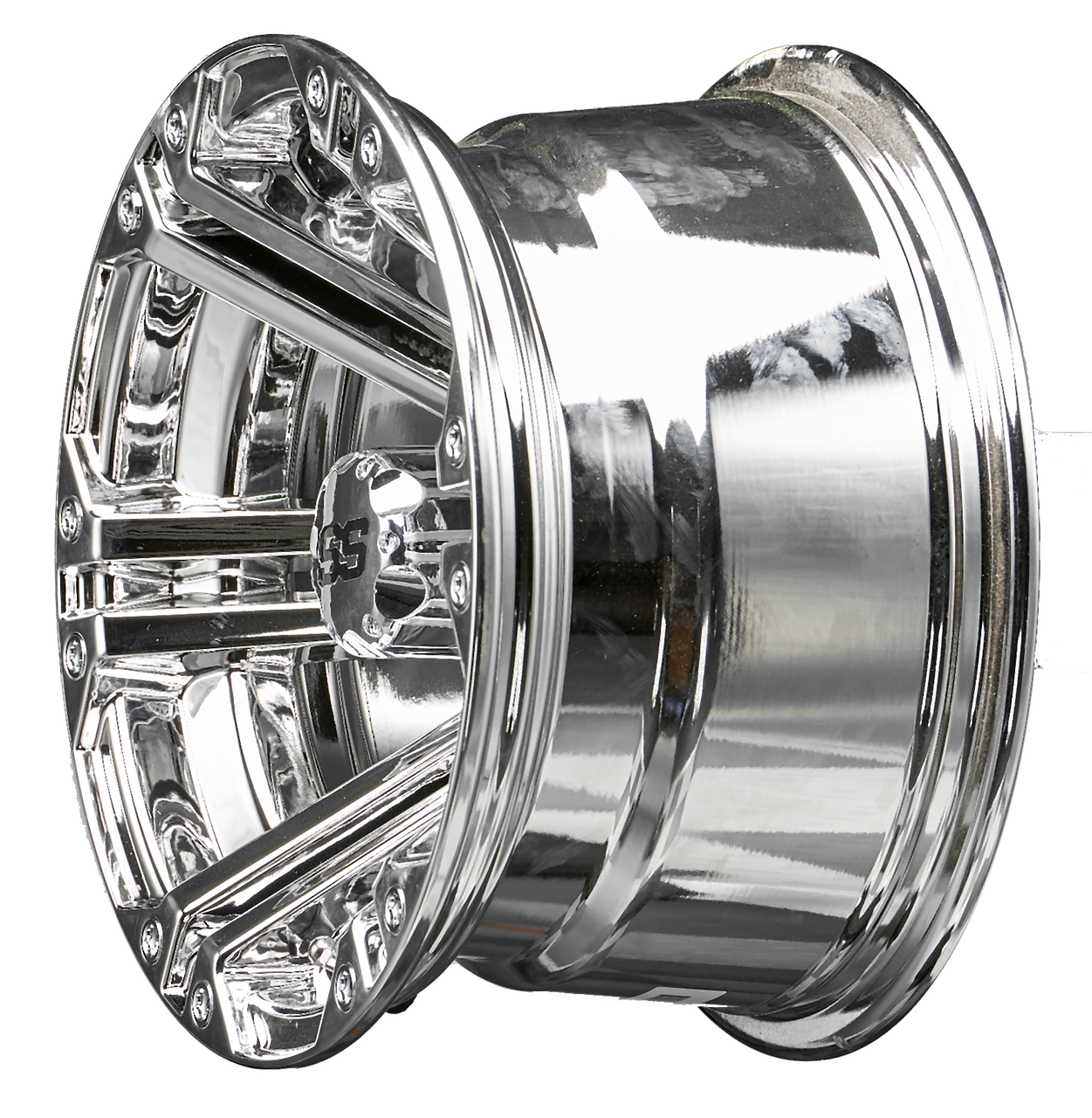 12" RHOX RX332 Chrome Golf Cart Wheel