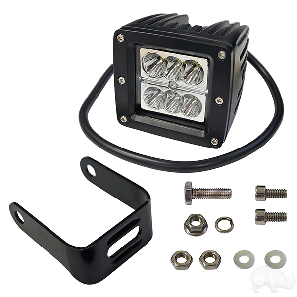 RHOX Universal Golf Cart LED Utility Spotlight - 1500 Lumen