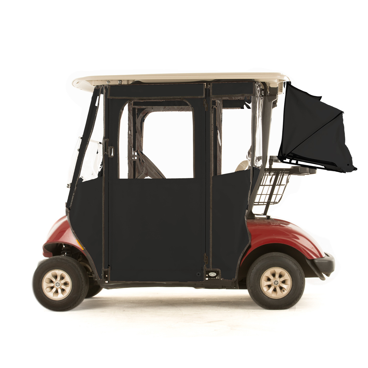 Yamaha Drive  "DOOR-LUX" 3-Sided Sunbrella Golf Cart Enclosure (Choose Color)