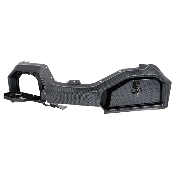 Yamaha Drive2 Black Dash Cover with locking Doors (Years 2017-Up)