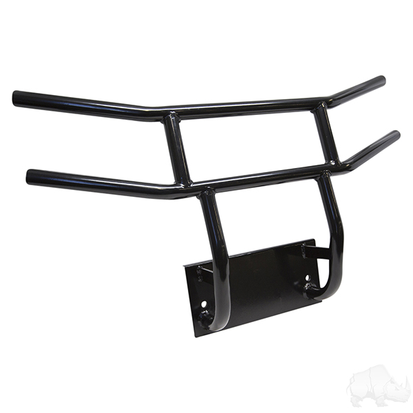 Brush Guard, Black Powder Coat, Steel Front, Yamaha Drive2