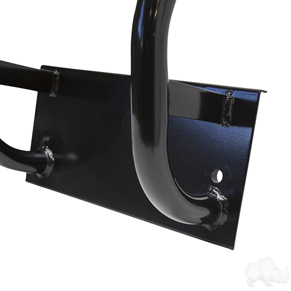 Brush Guard, Black Powder Coat, Steel Front, Yamaha Drive2