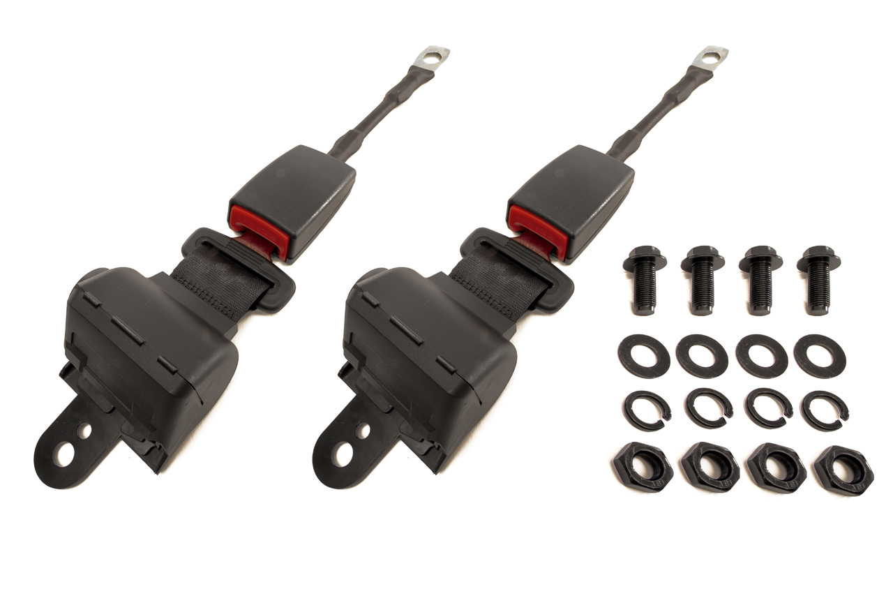 (2) Universal Golf Cart Retractable Seat Belt