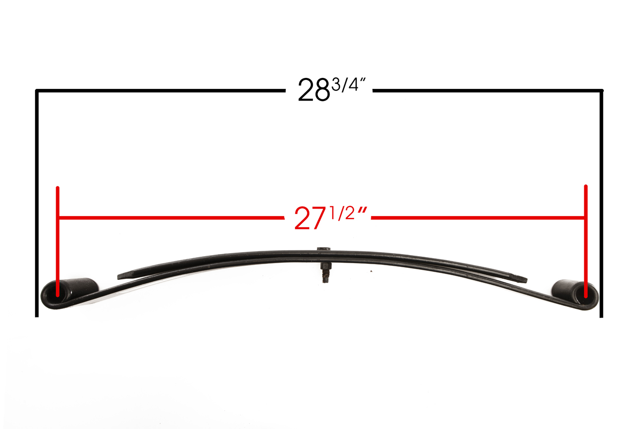 Club Car DS Heavy Duty Front Leaf Spring Kit by MODZ®