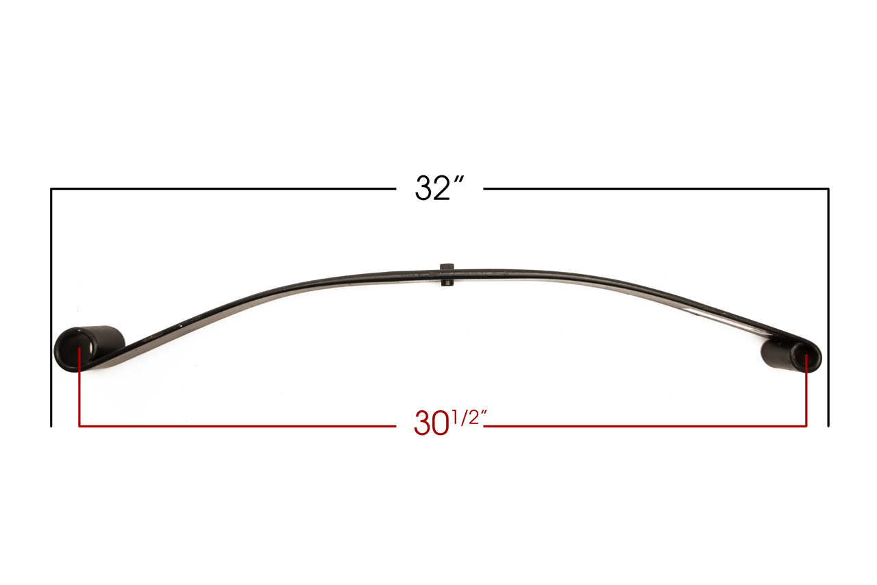 EZGO RXV Rear Heavy Duty Leaf Spring Kit 2008-Up - One Leaf - by MODZ®