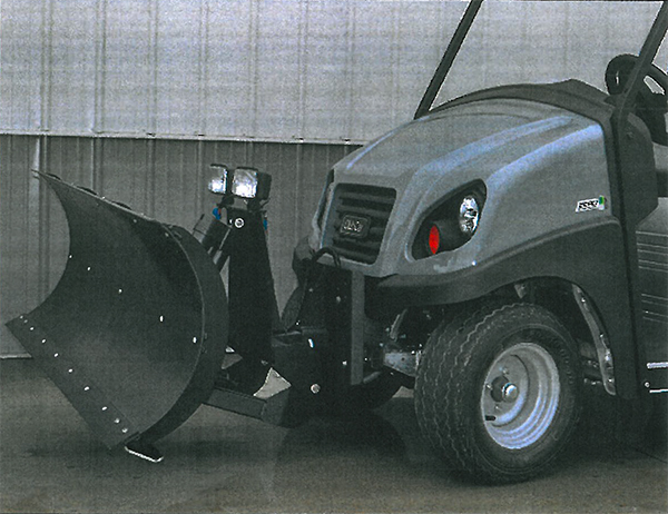 Golf Cart Snow Plow - 54" Blade - Universal Fit (choose your model)
