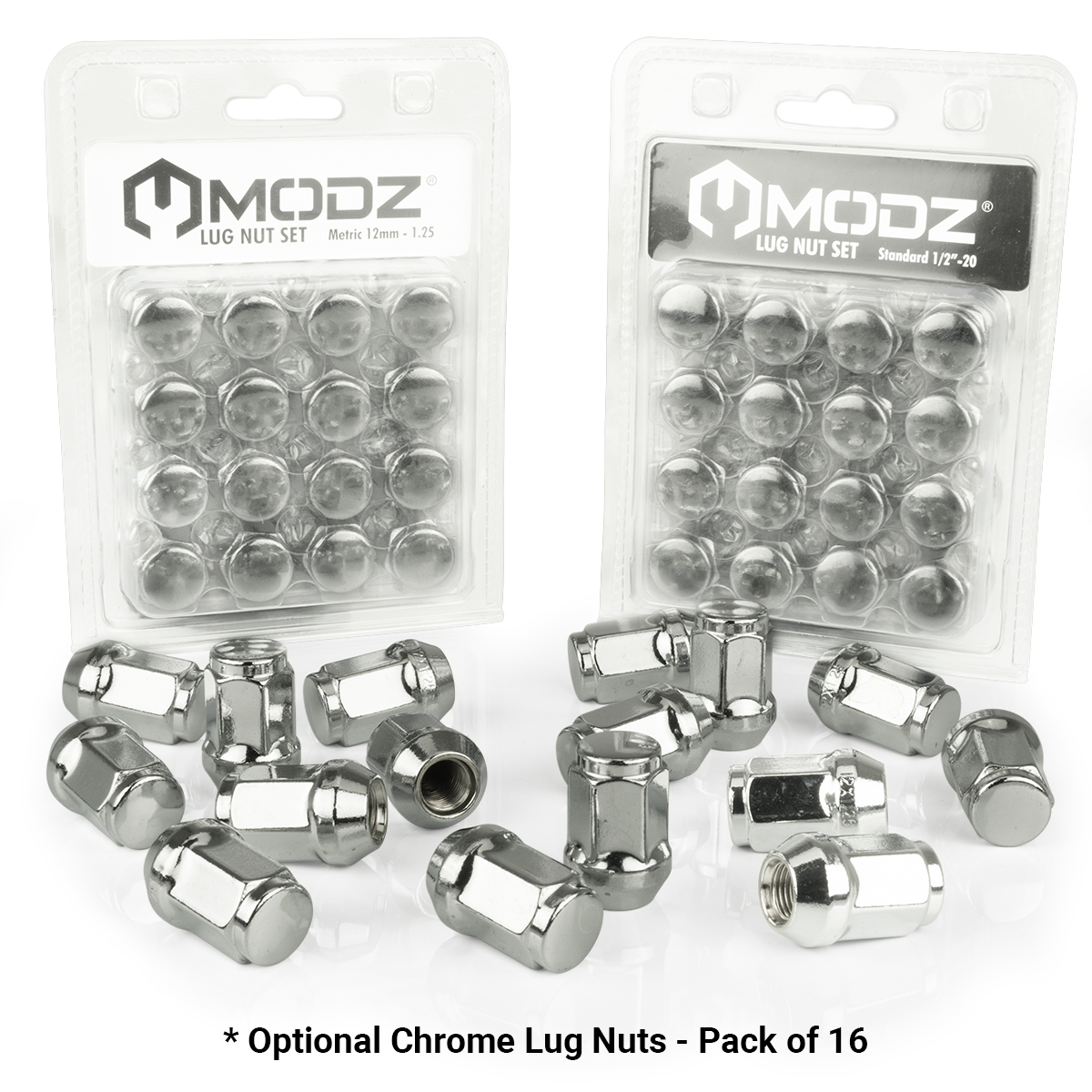 MODZ® 12" Storm Trooper Machined Black - All-Terrain Tires and Golf Cart Wheels Combo