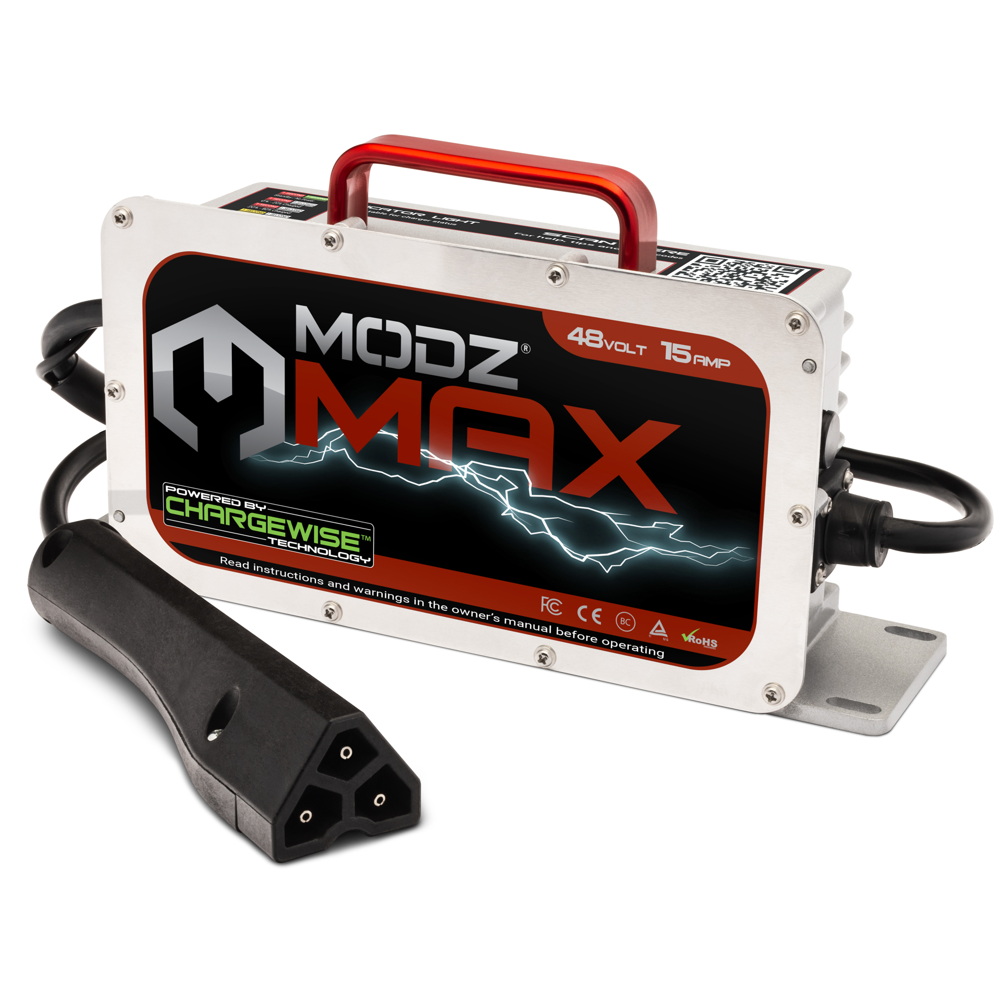 MODZ® Max48 15 AMP EZGO RXV & TXT48 Battery Charger for 48 Volt