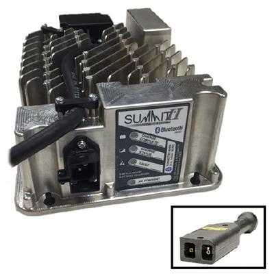 Lester Summit Series II EZGO TXT 36/48 Volt Battery Charger with PowerWise 2-Pin Plug