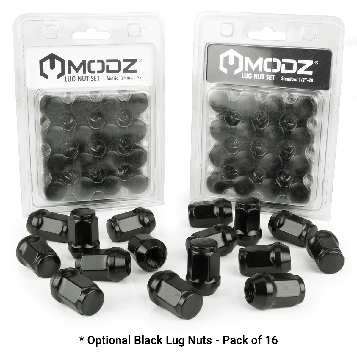 MODZ® 14" Vampire Glossy Black - All-Terrain Tires and Golf Cart Wheels Combo