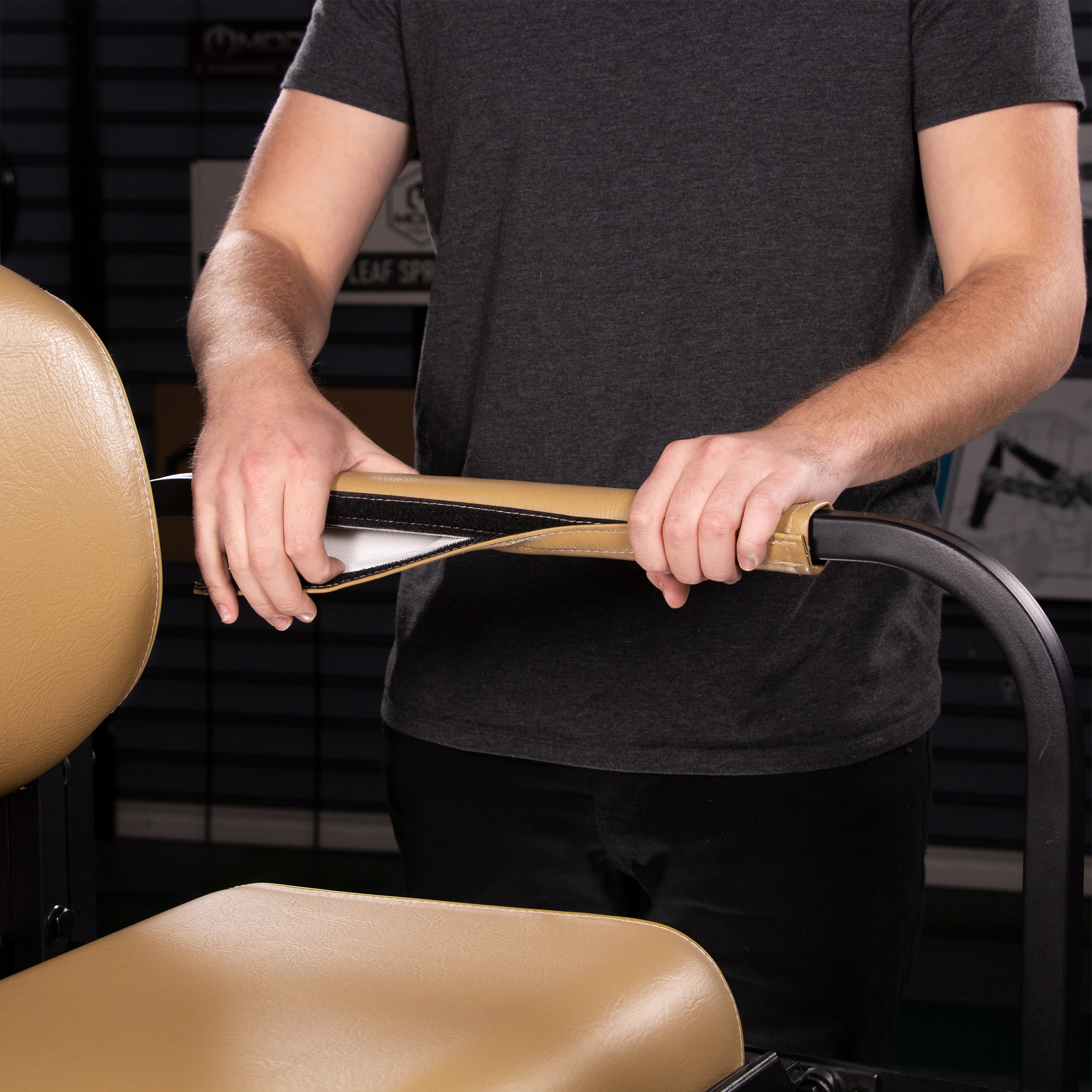 MODZ Flip4 Golf Cart Rear Seat Armrest Covers - Color Options