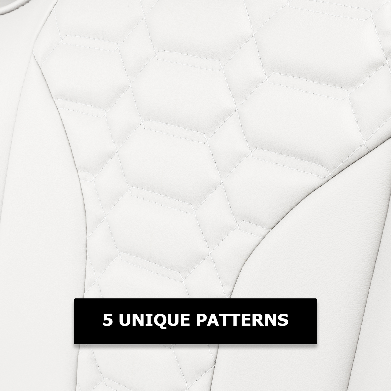 MODZ® FS2 Custom Front Seat -  White Base - Choose Pattern and Accent Colors