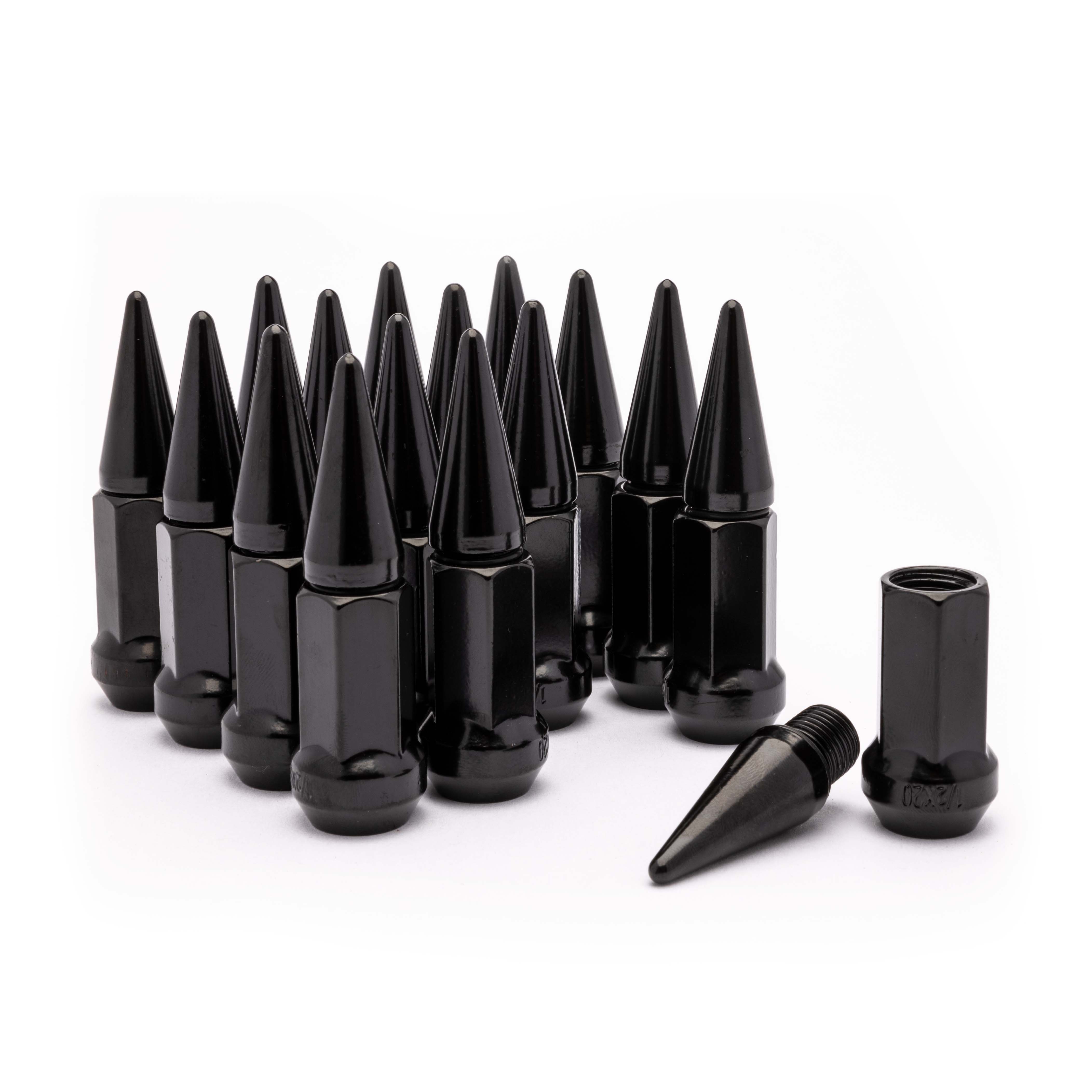 MODZ SPIKED LUG NUTS - BLACK