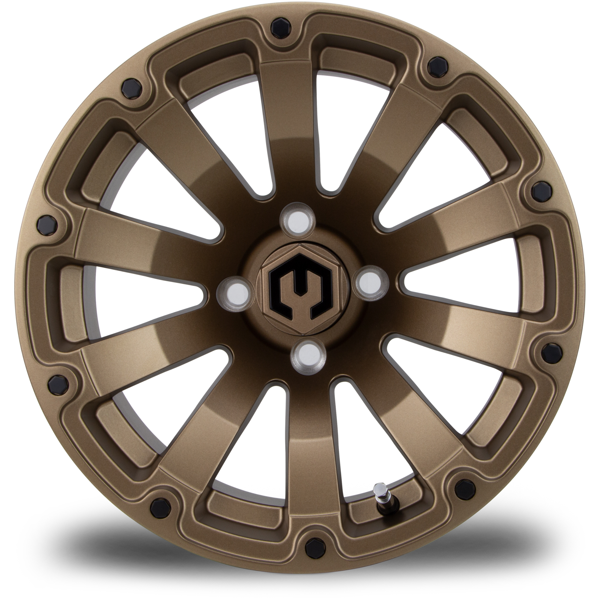 MODZ® 14" Bomber Matte Bronze Golf Cart Wheel