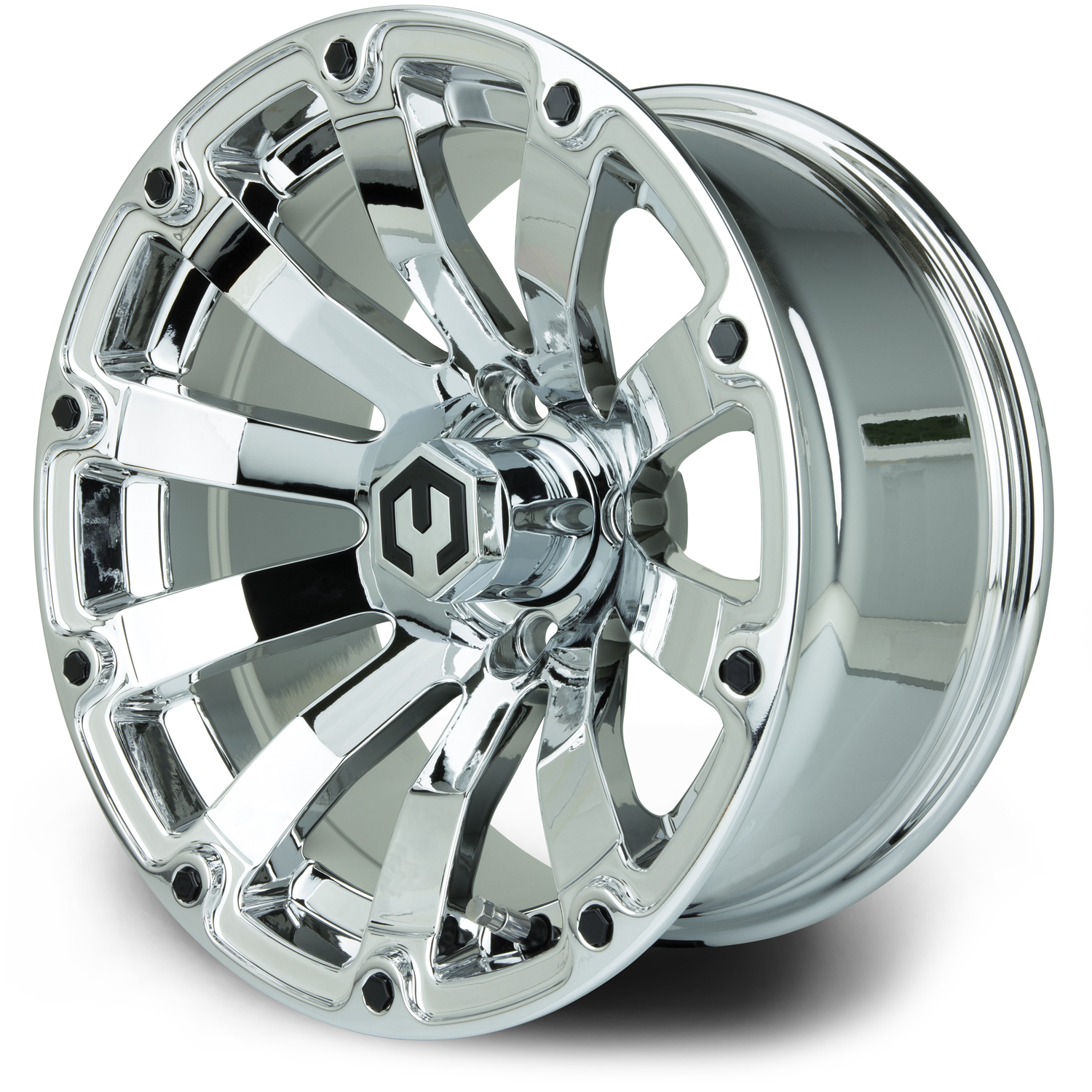MODZ® 14" Bomber Chrome Golf Cart Wheel