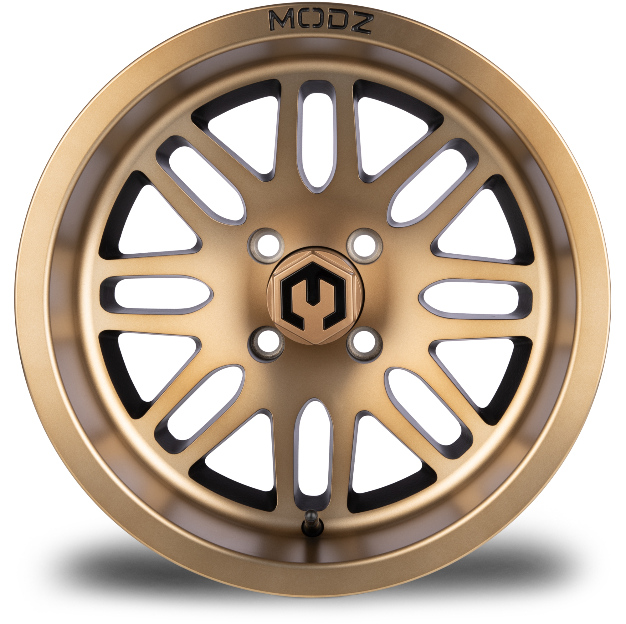 MODZ® 14" Mayhem Bronze Golf Cart Wheel