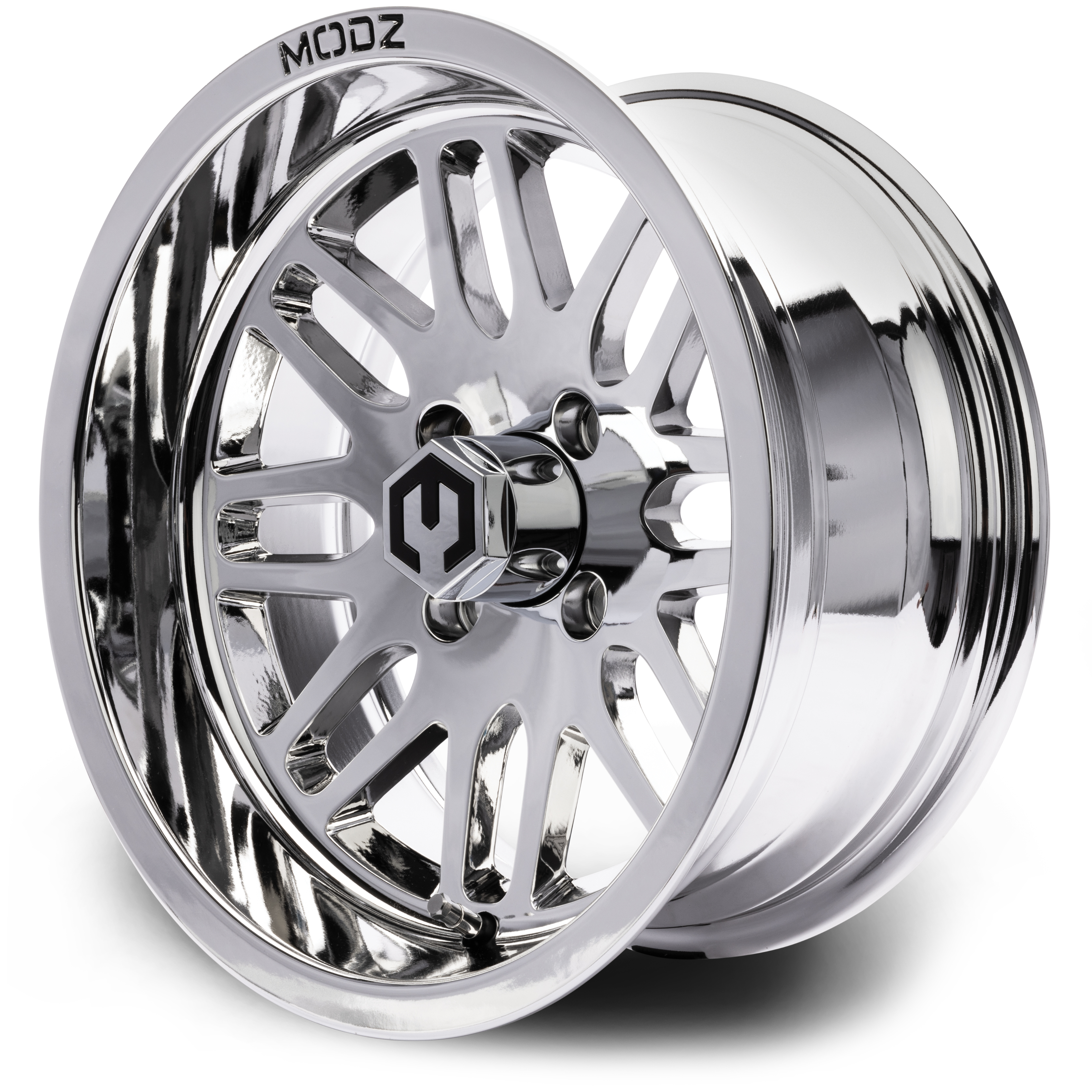 MODZ® 14" Mayhem Chrome Golf Cart Wheel