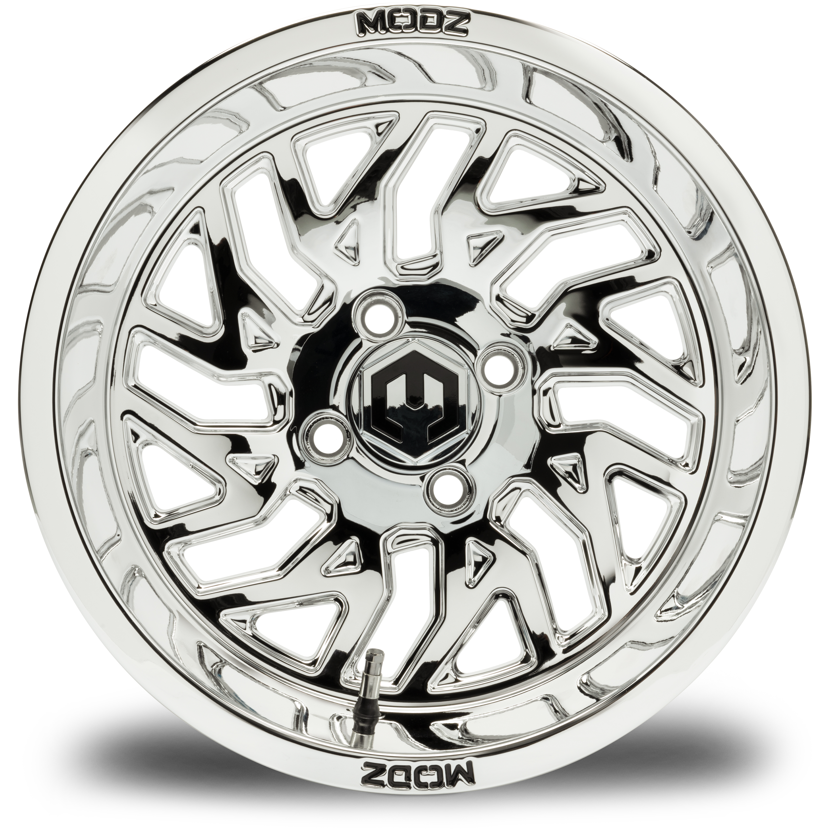 MODZ® 14" Carnage Chrome Golf Cart Wheel
