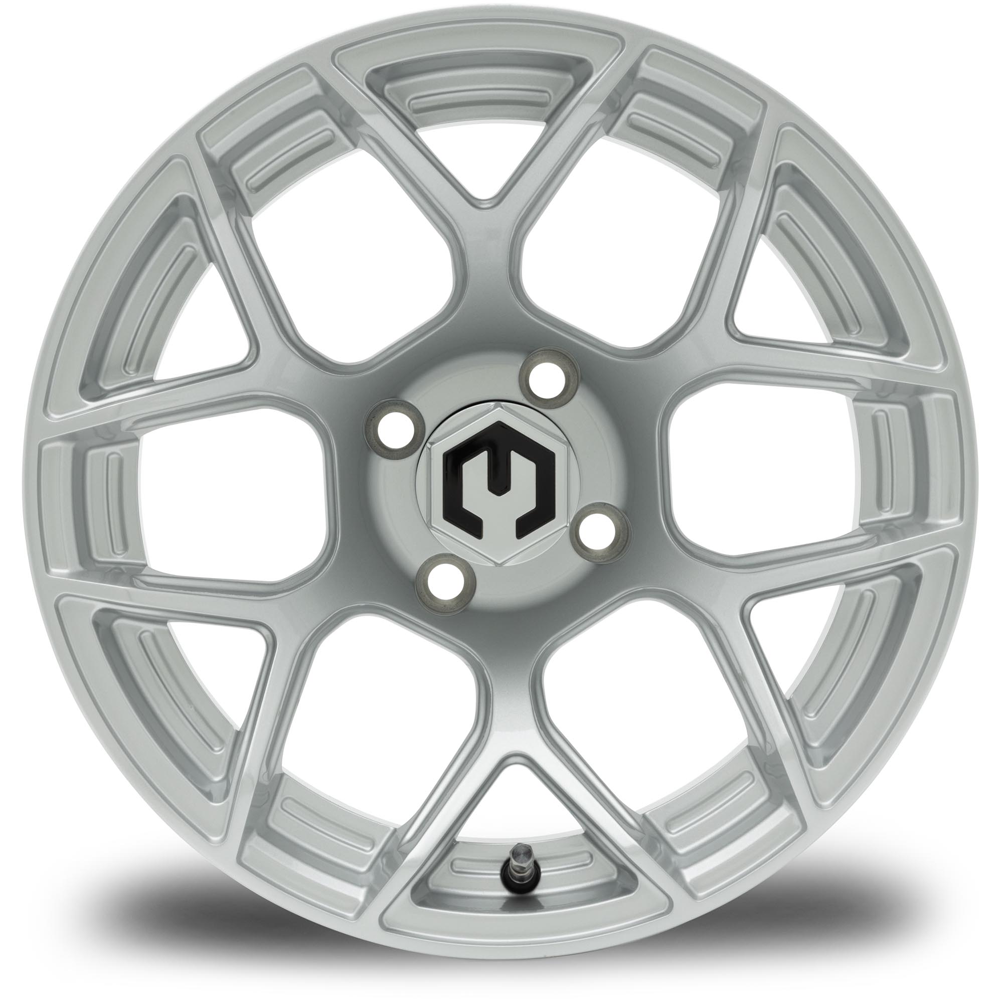 MODZ® 14" Renegade Silver Golf Cart Wheel