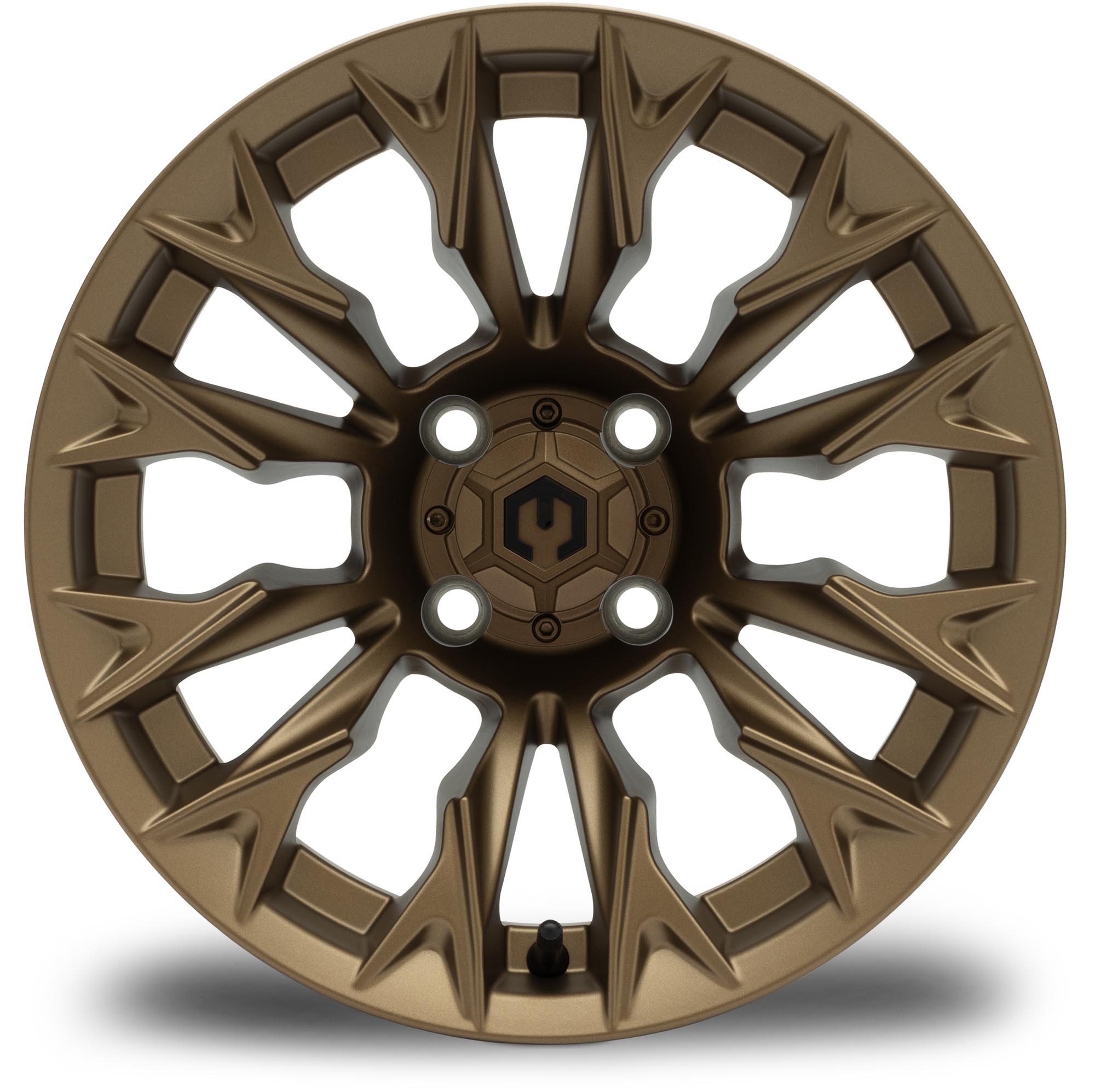 MODZ® 14"  Falcon Matte Bronze 14x7 Golf Cart Wheel