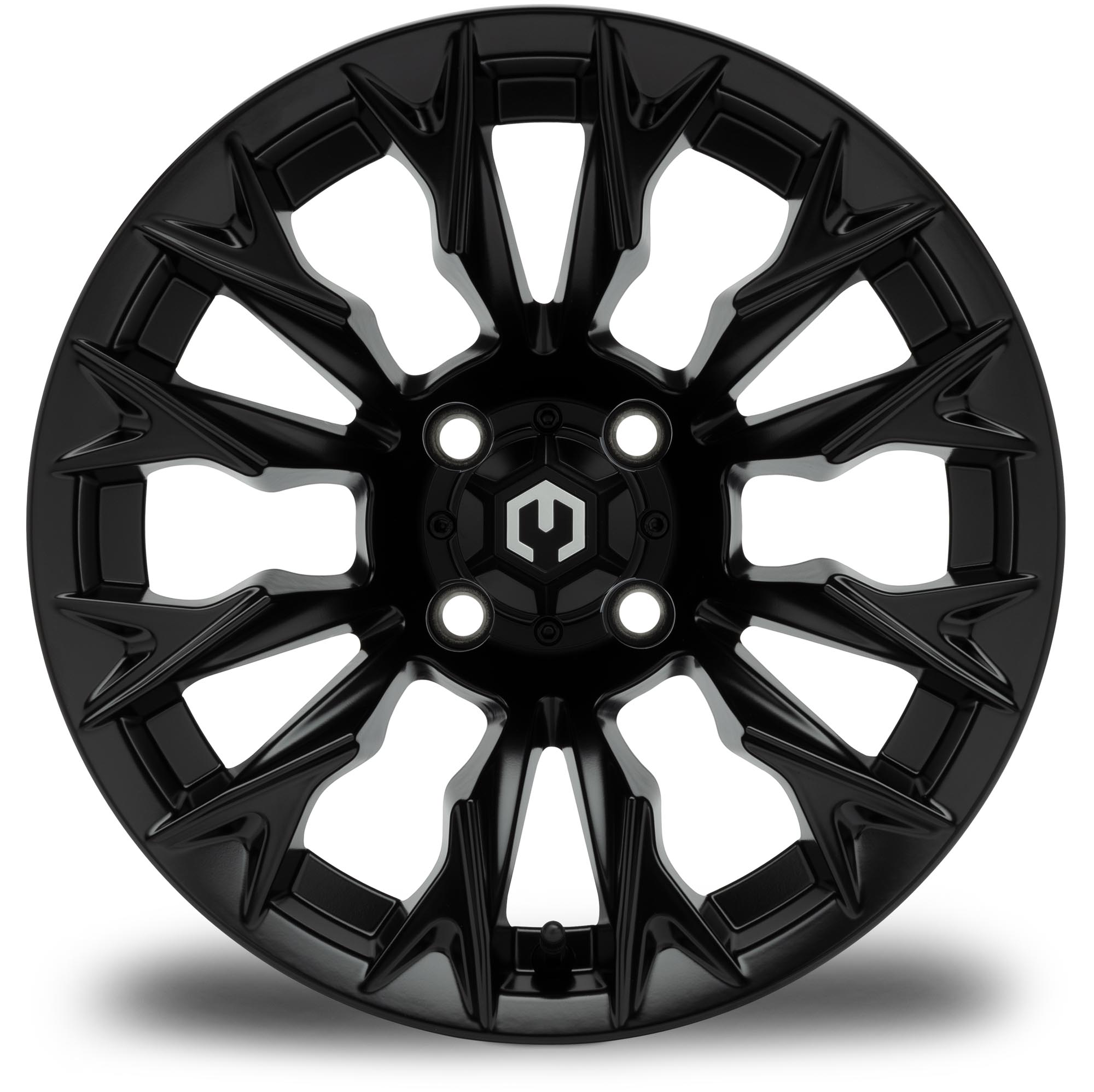 MODZ® 14" Falcon Matte Black Golf Cart Wheel