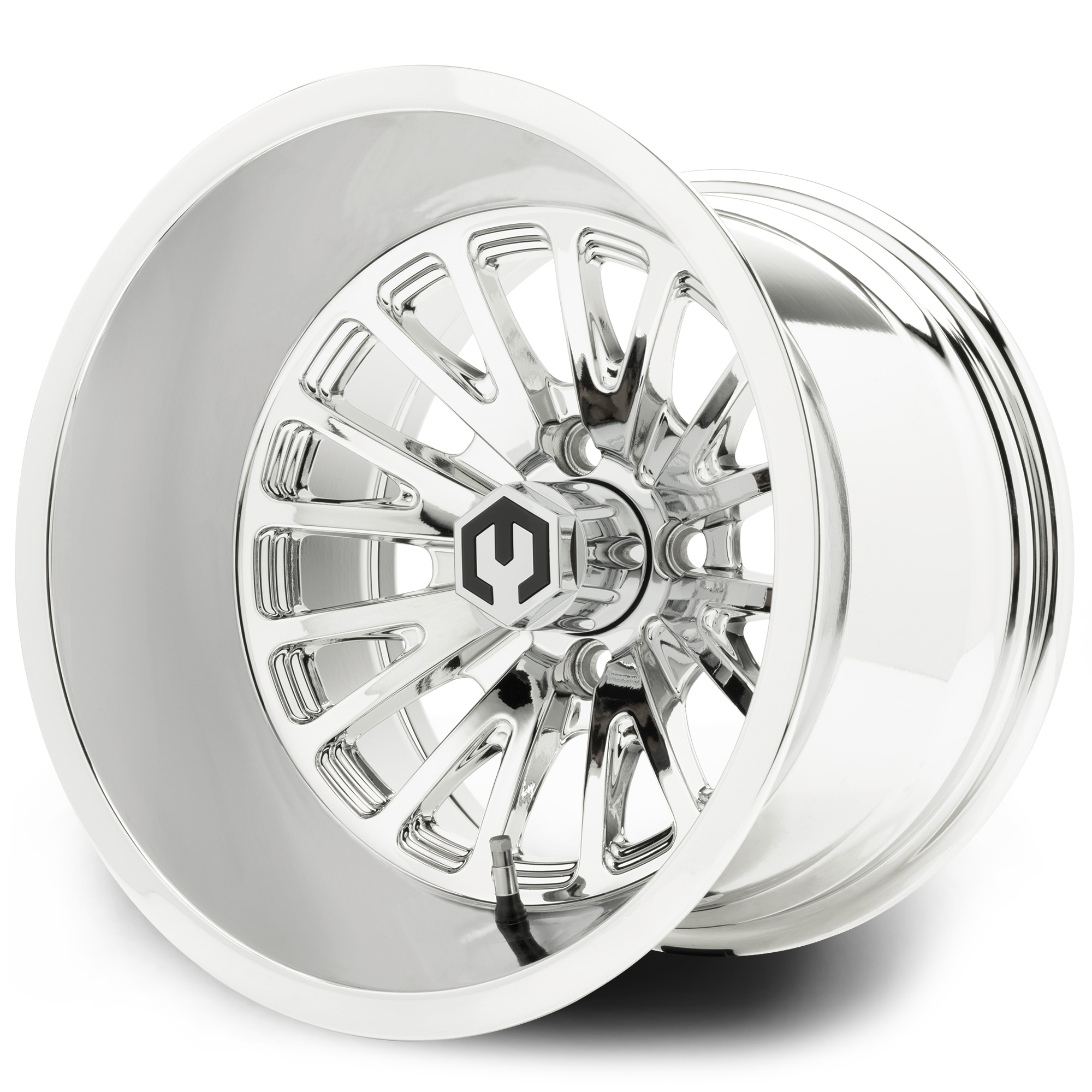 MODZ® 14" Assassin 14x10 Chrome Golf Cart Wheel