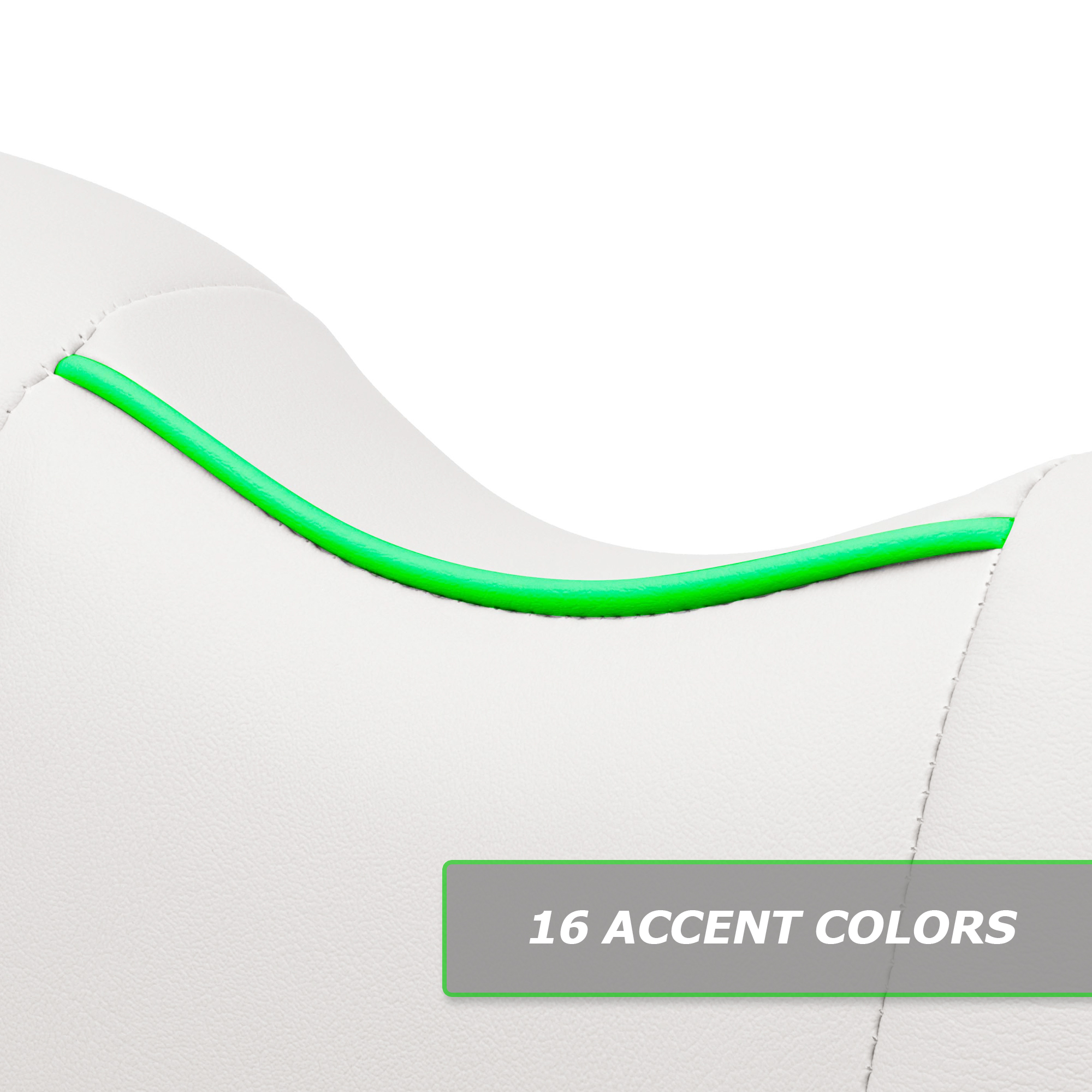 MODZ® FS1 Custom Front Seat - White Base - Choose Pattern and Accent Colors