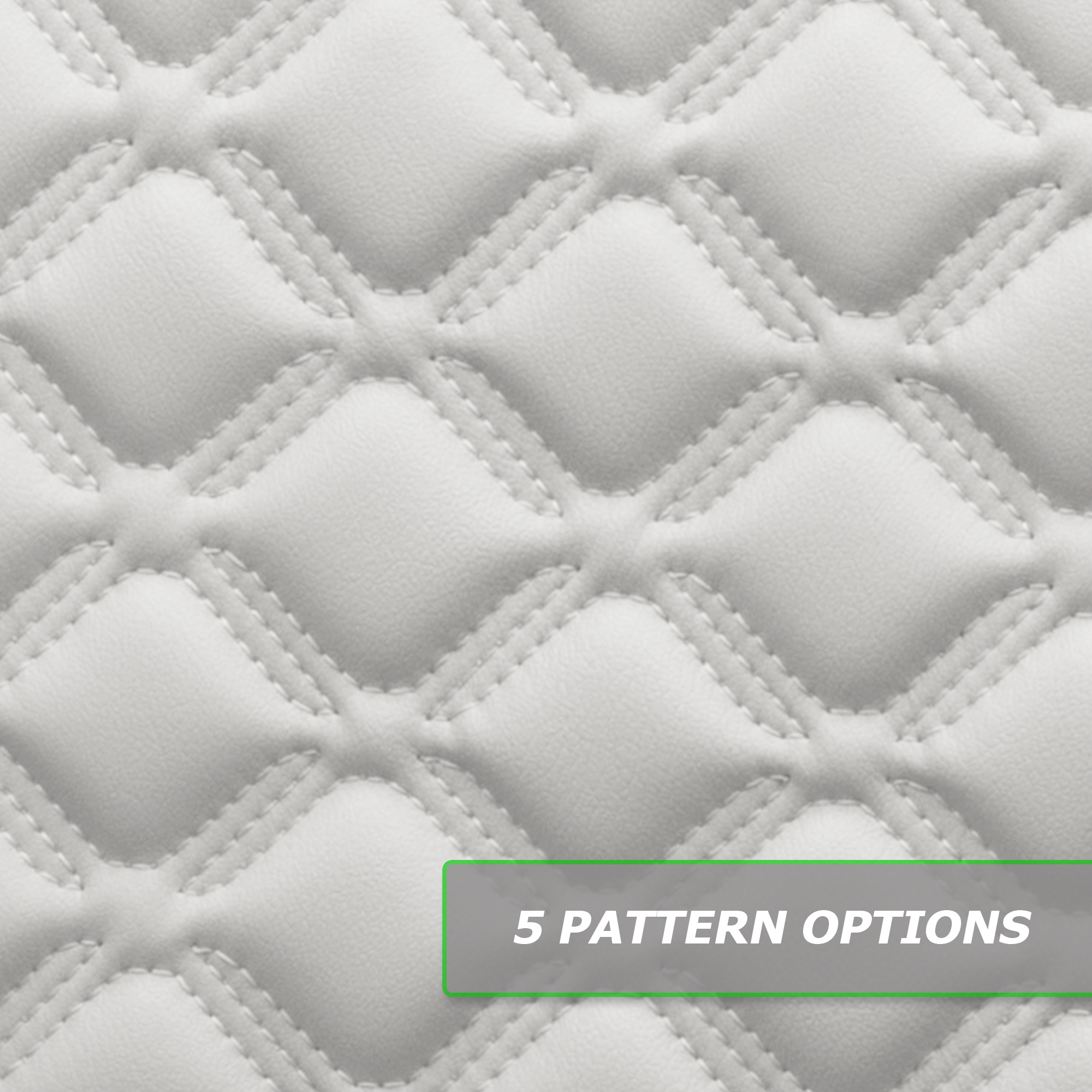 MODZ® FS1 Custom Front Seat - White Base - Choose Pattern and Accent Colors