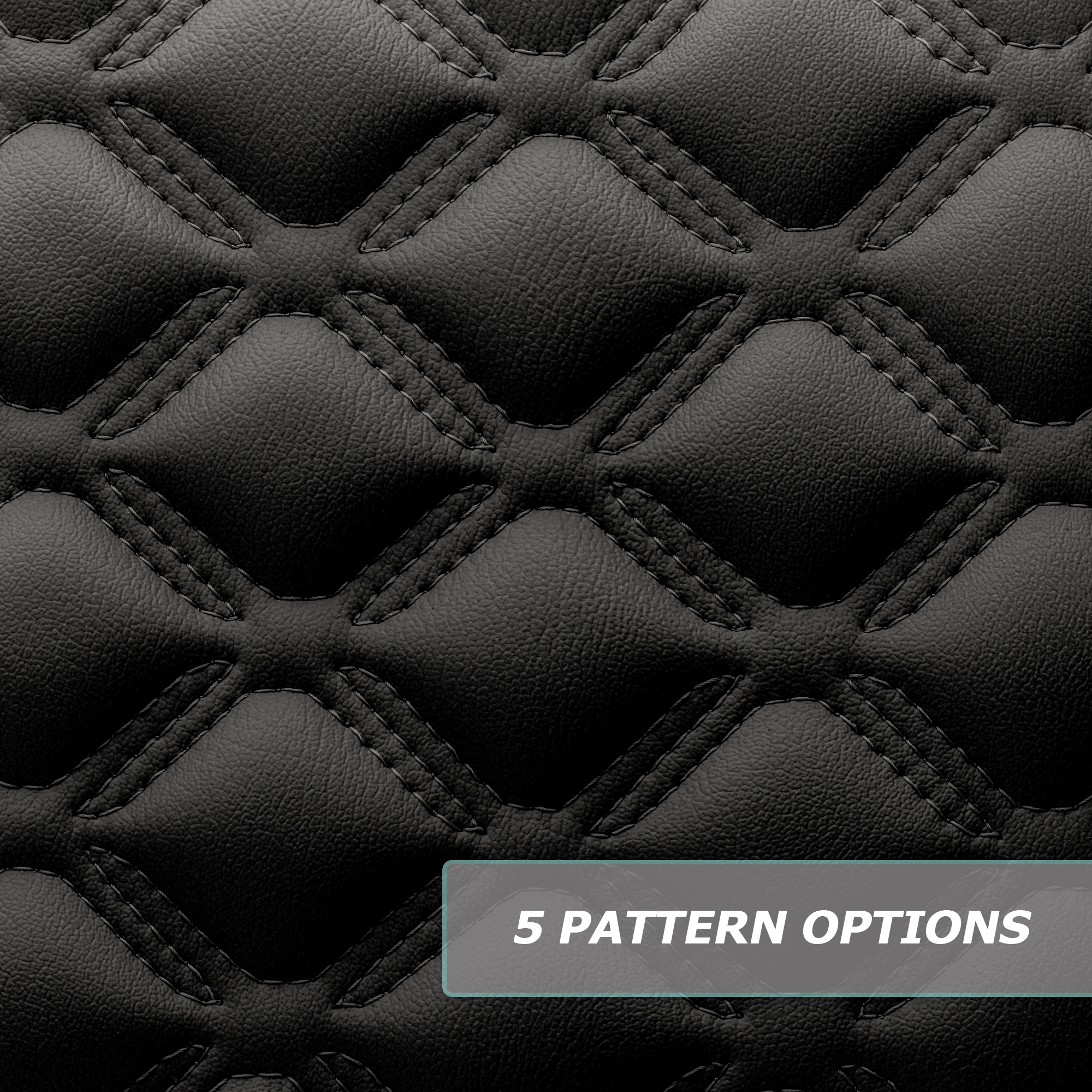 MODZ® FS1 Custom Front Seat - Black Base - Choose Pattern and Accent Colors