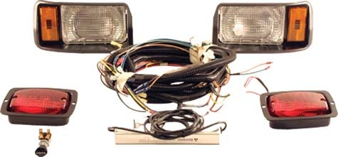 Club Car DS Light Kit for 1993-UP Golf Cart Factory style I OEM Basic  Headlight & Taillight Kit with wires