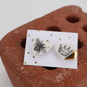 Mallory Wetherell, Queen Bee Earring, 2