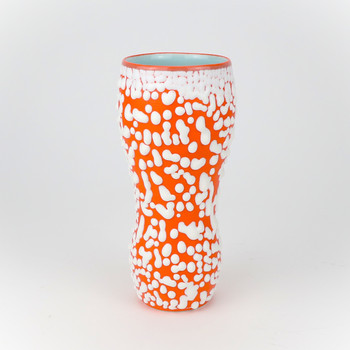 Brooks Oliver, Large Red and White Vase