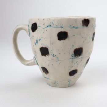 Rachel Donner, Black Dots Mug