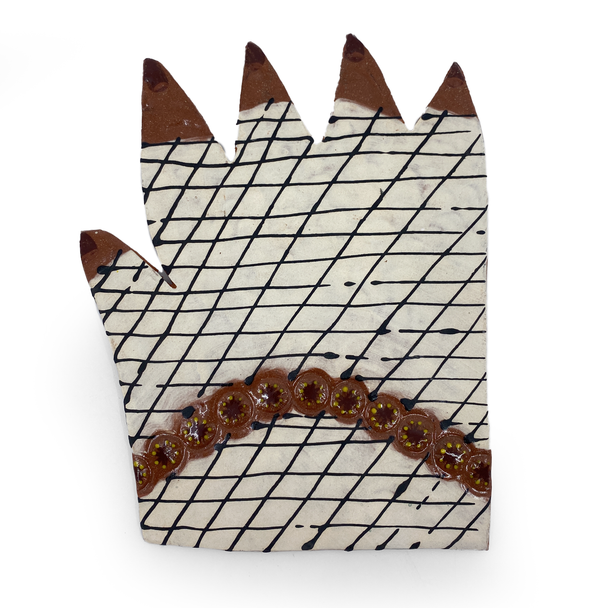 Kristy Moreno - Red claw hand