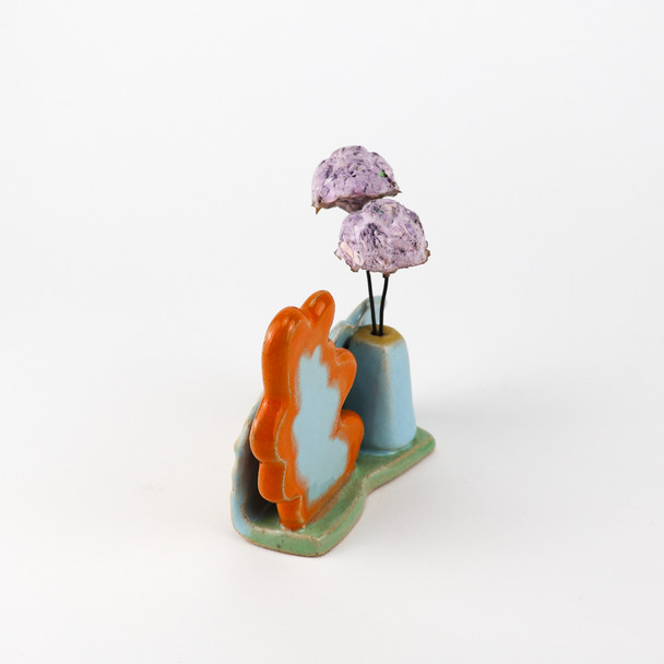 Eliza Weber, Purple Paper Flower Bouquet