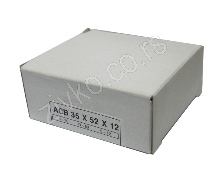 Deep groove ball bearing ACB 35 x 52 x 12 - 1