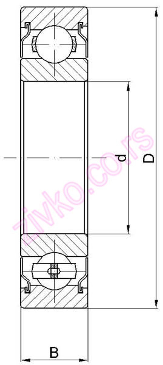 Drawing 6201 ZZ