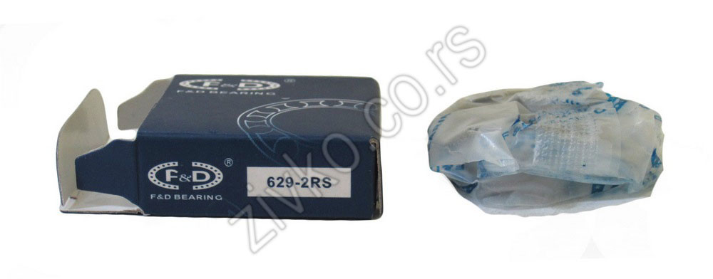 Deep groove ball bearing 629 2RS - 3