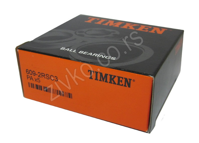 Deep groove ball bearing 609 2RS C3 - 1