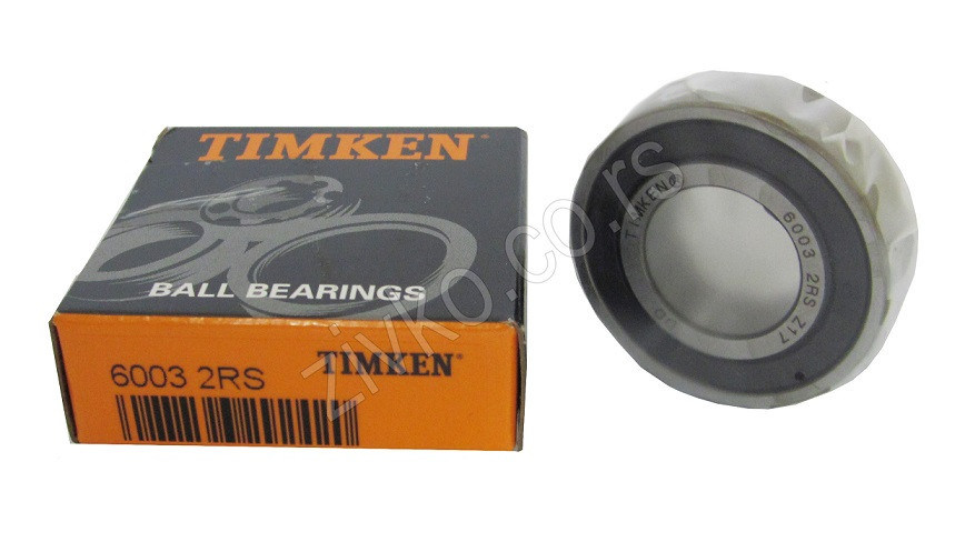 Deep groove ball bearing 6003 2RS - 2