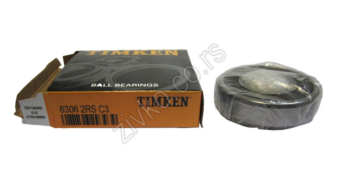 Deep groove ball bearing 6306 2RS C3 - 3