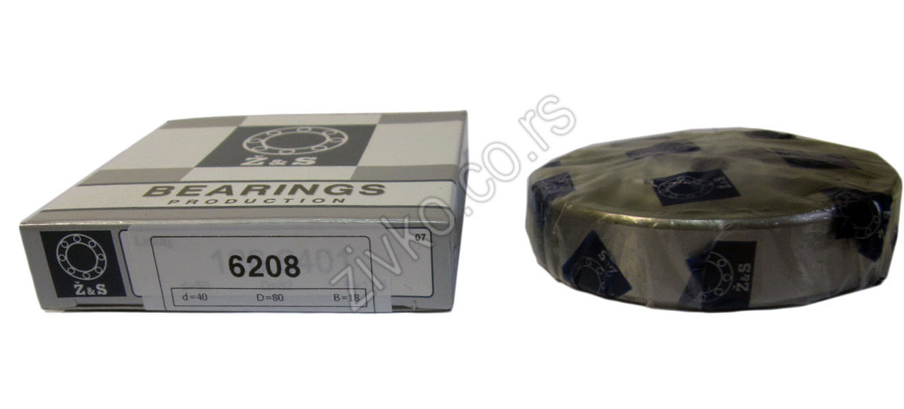 Deep groove ball bearing 6208 - 3