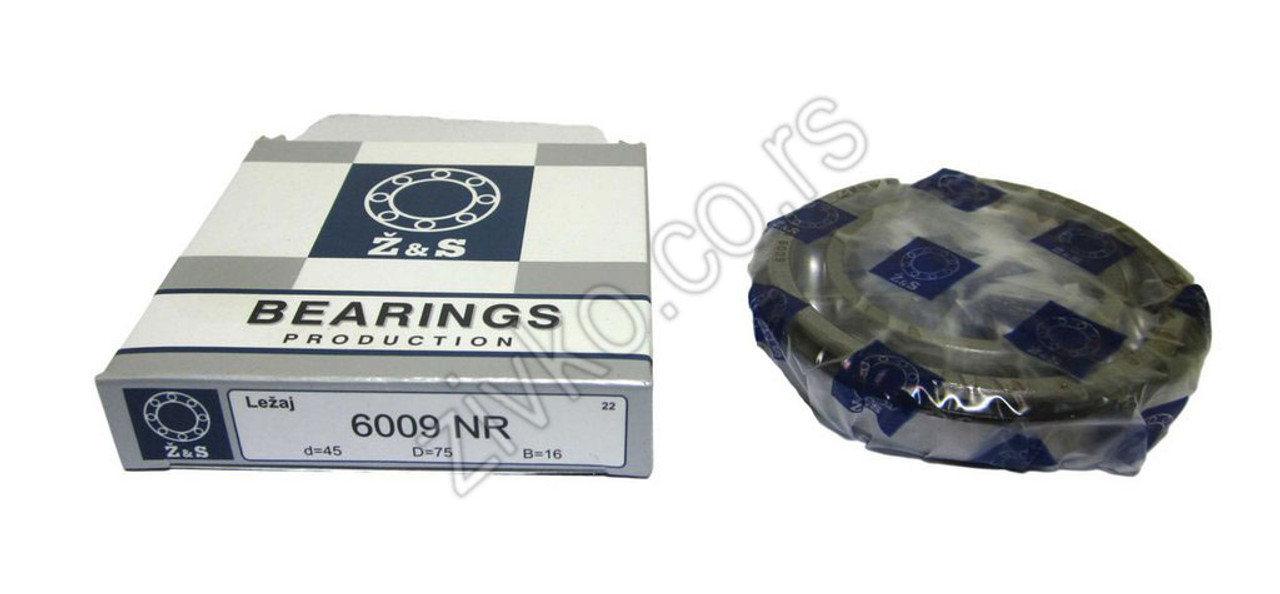 Deep groove ball bearing 6009 NR - 3
