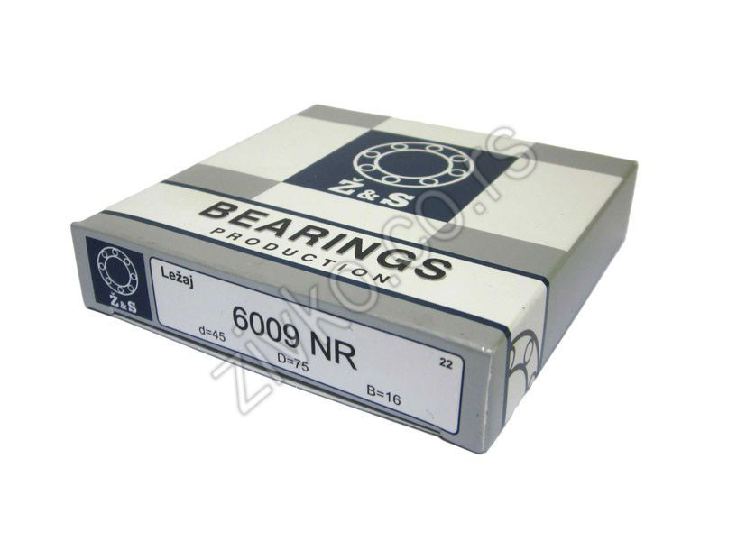 Deep groove ball bearing 6009 NR - 4