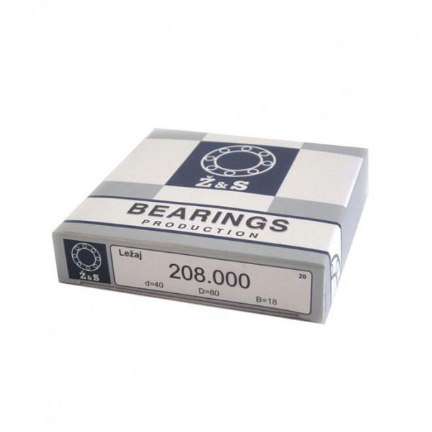 Deep groove ball bearing 208.000 - 4