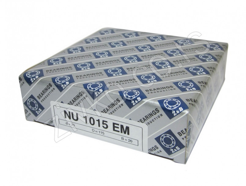 Cylindrical roller bearing NU 1015 EM - 1