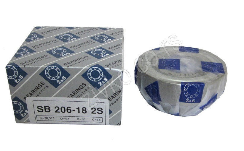 Insert ball bearing SB 206-18 2S - 2