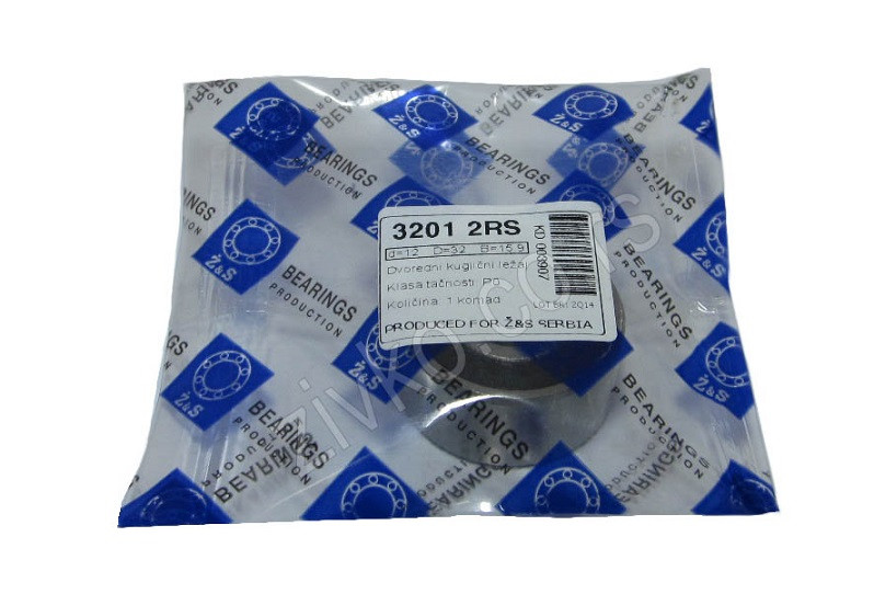 Deep groove ball bearing 3201 2RS - 1