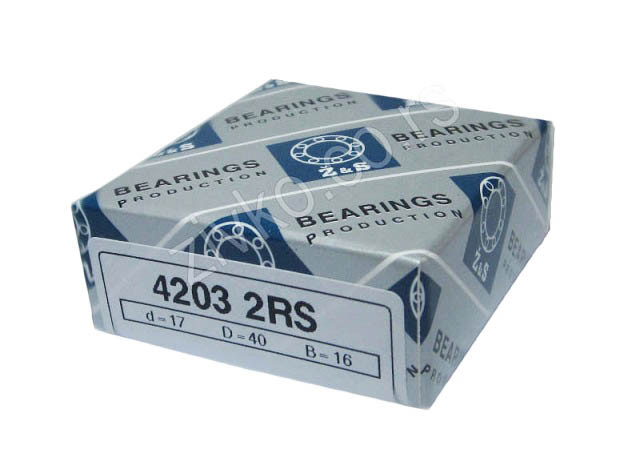 Deep groove ball bearing 4203 2RS - 1